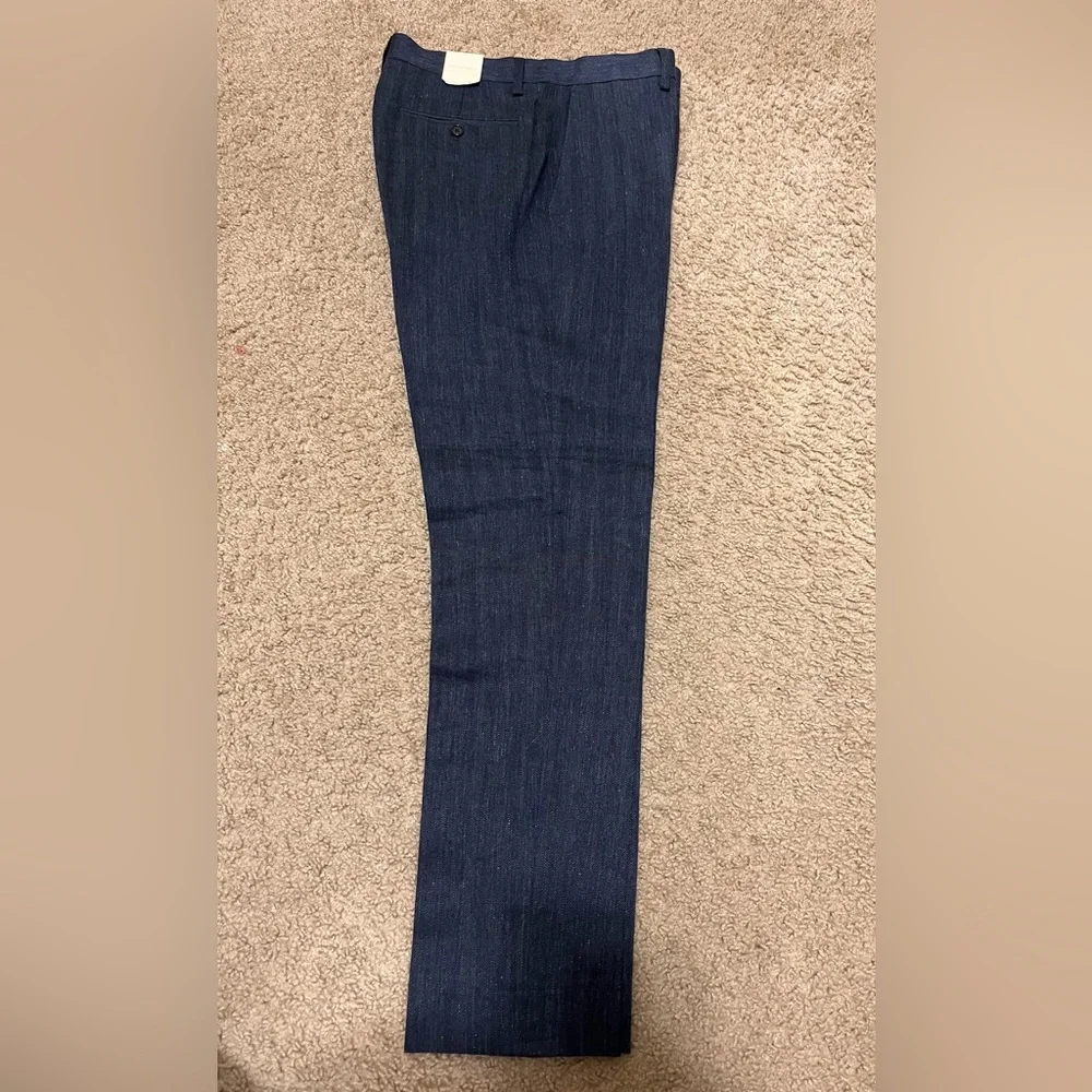 BANANA REPUBLIC CLARK WOOL-LINEN SUIT PANT